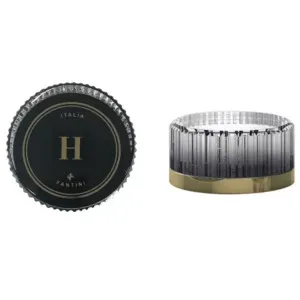 Fantini Venezia Left Side Crystal Hob or Wall Handle for Hot - Matte British Gold PVD and Black 29P6N647C5 by Fantini, a Kitchen Taps & Mixers for sale on Style Sourcebook