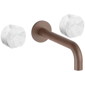 AboutWater AF/21 Wall Tap Set with Outlet - Matte Copper PVD / Carrara 27P9A813BCX-4400R010 by AboutWater, a Kitchen Taps & Mixers for sale on Style Sourcebook