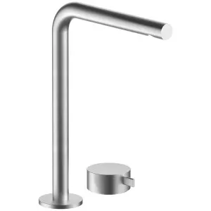 AboutWater AF/21 Basin Mixer with Hob Outlet AF/21 Basin Mixer with Hob Outlet - Brushed Stainless Steel 2793A106WZ by AboutWater, a Kitchen Taps & Mixers for sale on Style Sourcebook