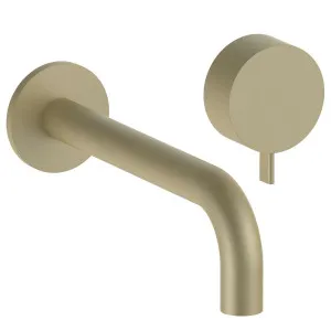 AboutWater AF/21 Wall Mixer and Outlet - Matte British Gold PVD 27P6A713B-4400A713A by AboutWater, a Kitchen Taps & Mixers for sale on Style Sourcebook