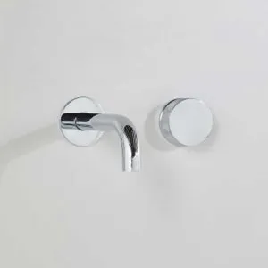 Astra Walker Assemble Dial Wall Set with Knurled Progressive Mixer and 200mm Spout A810648V500 by Astra Walker, a Kitchen Taps & Mixers for sale on Style Sourcebook
