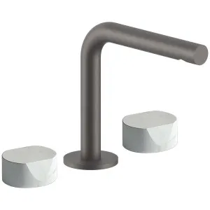 AboutWater AF/21 Basin Set - Matte Gun Metal PVD / Carrara Marble 27P5A204WFCXZ by AboutWater, a Kitchen Taps & Mixers for sale on Style Sourcebook