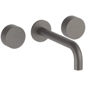 AboutWater AF/21 Wall Tap Set With Outlet - Matte Gun Metal PVD 27P5A813B-4400R010A by AboutWater, a Kitchen Taps & Mixers for sale on Style Sourcebook