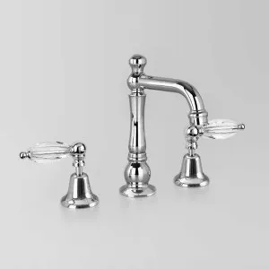 Astra Walker Olde English Swarovski Crystal Lever Basin Set with 112mm Swivel Spout A5100V2CL00 by Astra Walker, a Kitchen Taps & Mixers for sale on Style Sourcebook
