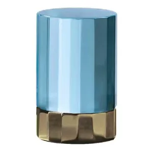 Fantini Venezia Crystal Wall Handle for Hot - Matte British Gold and Transparent Light Blue 29P6N746CE-HW by Fantini, a Kitchen Taps & Mixers for sale on Style Sourcebook