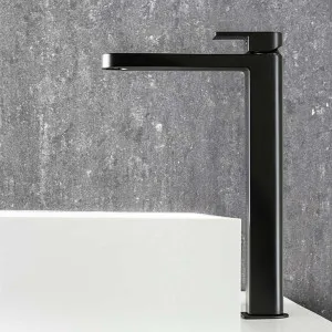 Fantini Mare Tall Basin Mixer - Matte Black 51131006WFZ by Fantini, a Kitchen Taps & Mixers for sale on Style Sourcebook