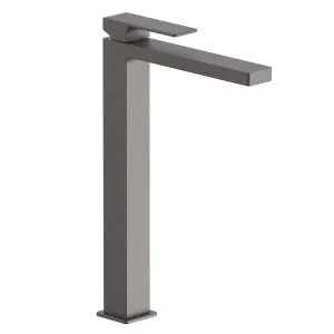 Fantini Mint Tall Basin Mixer - Matte Gun Metal PVD 34P5F006WFZ by Fantini, a Kitchen Taps & Mixers for sale on Style Sourcebook