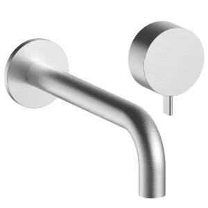 AboutWater AF/21 Wall Mixer and Outlet - Brushed Stainless Steel 2793A713B-4400A713A by AboutWater, a Kitchen Taps & Mixers for sale on Style Sourcebook