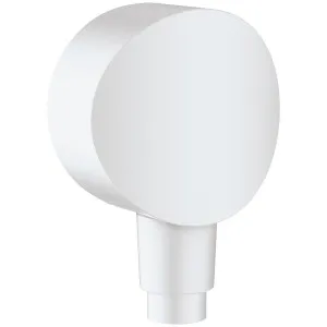 Hansgrohe FixFit Wall Outlet S with non-return Valve - Matte White 26453700 by Hansgrohe, a Kitchen Taps & Mixers for sale on Style Sourcebook