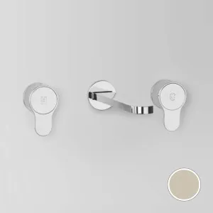 Astra Walker Spring Wall Set with 200mm Spout - Brushed Platinum A820501 by Astra Walker, a Kitchen Taps & Mixers for sale on Style Sourcebook