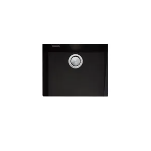 ST-BL1550U OF San-Black Lrg Bowl UM Sink by Santorini, a Kitchen Sinks for sale on Style Sourcebook