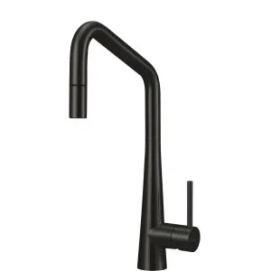 SS31675-BL Black Pull Out Square G'Neck by Essente 316, a Kitchen Taps & Mixers for sale on Style Sourcebook