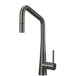 SS31675-GM Gunmetal Pullout Square Gneck by Essente 316, a Kitchen Taps & Mixers for sale on Style Sourcebook