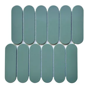 Piru Pill Sage Matt Mosaic Tile by Beaumont Tiles, a Mosaic Tiles for sale on Style Sourcebook