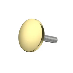 Round Button and Thread 25mm Polished Gold by Estelle, a Door Hardware for sale on Style Sourcebook