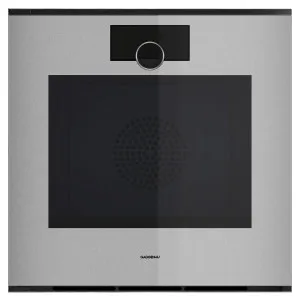Gaggenau 60cm Minimalistic Series Pyrolytic Built-In Oven Left Hinge - Sterling GO-241-130 by Gaggenau, a Ovens for sale on Style Sourcebook