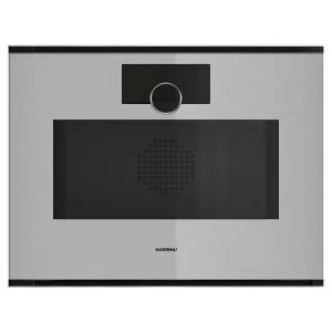 Gaggenau 60cm Minimalistic Series Compact Built-In Combi-Steam Oven With Water Tank Left Hinge - Sterling GS-251-130 by Gaggenau, a Ovens for sale on Style Sourcebook