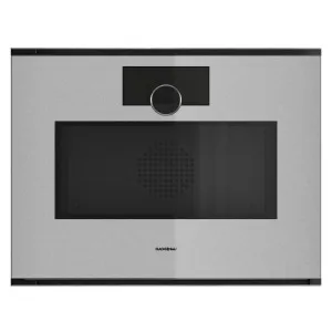 Gaggenau 60cm Minimalistic Series Compact Built-In Combi-Microwave Oven Left Hinge - Sterling GM-251-130 by Gaggenau, a Ovens for sale on Style Sourcebook