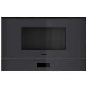 Gaggenau Minimalistic Series Built-In Microwave with Grill Right Hinge - Onyx GM-220-100 by Gaggenau, a Microwave Ovens for sale on Style Sourcebook