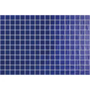 Lisa Dark Blue Gloss Glass Structured Mosaic by Beaumont Tiles, a Mosaic Tiles for sale on Style Sourcebook