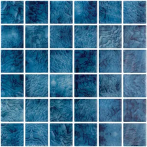 Penta Vanguard Arrec Blue Gloss Glass Structured Mosaic by Beaumont Tiles, a Mosaic Tiles for sale on Style Sourcebook
