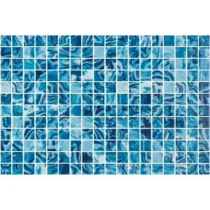 Luminis Navagio Gloss Glass Structured Mosaic by Beaumont Tiles, a Mosaic Tiles for sale on Style Sourcebook