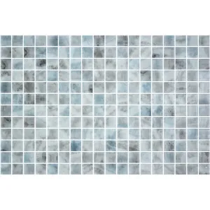Vanguard Kara Grey Gloss Glass Structured Mosaic by Beaumont Tiles, a Mosaic Tiles for sale on Style Sourcebook