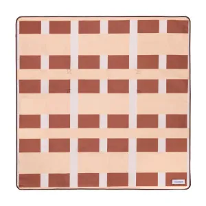 Brisa Tan Milk and Umber Beach Mat by Miss Amara, a Contemporary Rugs for sale on Style Sourcebook