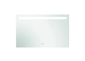 Frameless Frosted Frontlit Top Strip LED Wall Mirror 2 sizes available 60cm x 80cm by Luxe Mirrors, a Illuminated Mirrors for sale on Style Sourcebook