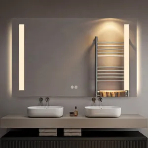 Frameless Double-Sided Frosted Frontlit LED Wall Mirror 2 sizes available 60cm x 80cm by Luxe Mirrors, a Illuminated Mirrors for sale on Style Sourcebook