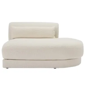 Santa Monica Boucle Ivory Terminal Right Arm Facing Module by James Lane, a Sofas for sale on Style Sourcebook