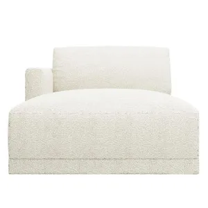 Haven Boucle Ivory Left Arm Facing Chaise Module by James Lane, a Sofas for sale on Style Sourcebook