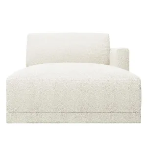 Haven Boucle Ivory Right Arm Facing Chaise Module by James Lane, a Sofas for sale on Style Sourcebook