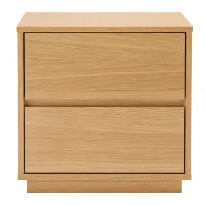 Falora Bedside Table Oak - 2 Drawer by James Lane, a Bedside Tables for sale on Style Sourcebook