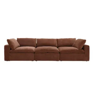 Cloud Muse Rust Modular Sofa - 3 Piece by James Lane, a Sofas for sale on Style Sourcebook