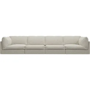 Finley Boucle Ivory Modular Sofa - 4 Seater by James Lane, a Sofas for sale on Style Sourcebook