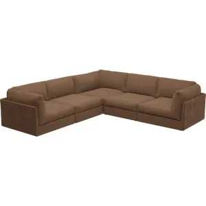 Finley Tribute Chestnut Corner Sofa - 5 Seater by James Lane, a Sofas for sale on Style Sourcebook