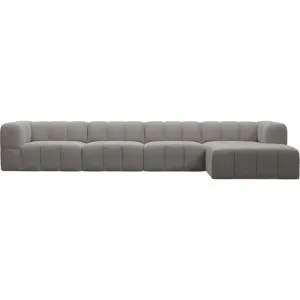 Lucello Boucle Pumice Modular Sofa with Ottoman - 5 Piece by James Lane, a Sofas for sale on Style Sourcebook