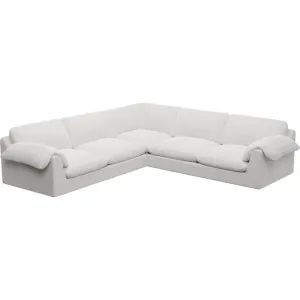 Ludlow Muse Frost Corner Sofa - 5 Seater by James Lane, a Sofas for sale on Style Sourcebook