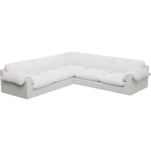 Ludlow Noa Fog Corner Sofa - 5 Seater by James Lane, a Sofas for sale on Style Sourcebook