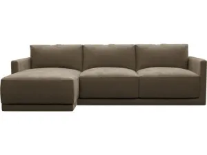 Haven Apt Tribute Walnut Chaise Sofa by James Lane, a Sofas for sale on Style Sourcebook