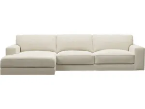 Monica Alpine Mist Chaise Sofa - 3 Seater by James Lane, a Sofas for sale on Style Sourcebook