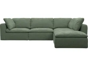 Cloud Deep Tribute Dark Jade Modular Sofa - 5 Piece by James Lane, a Sofas for sale on Style Sourcebook
