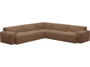 Copenhagen Tribute Chestnut Sofa - 5 Seater Corner Sofa by James Lane, a Sofas for sale on Style Sourcebook