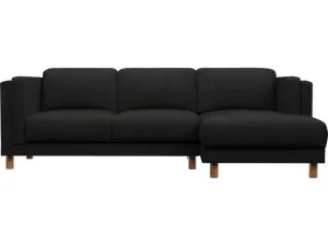 Hayes California Charcoal Chaise Sofa - 3 Seater by James Lane, a Sofas for sale on Style Sourcebook