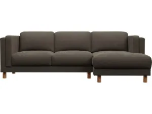 Hayes Muse Mink Chaise Sofa - 3 Seater by James Lane, a Sofas for sale on Style Sourcebook