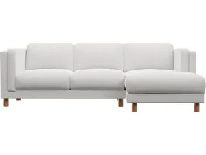 Hayes Muse Frost Chaise Sofa - 3 Seater by James Lane, a Sofas for sale on Style Sourcebook