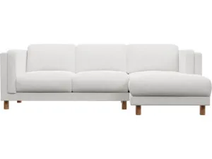 Hayes Noa Fog Chaise Sofa - 3 Seater by James Lane, a Sofas for sale on Style Sourcebook