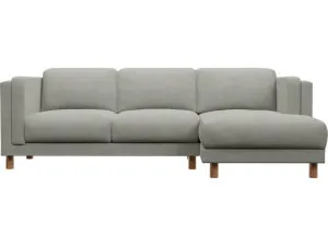 Hayes Toorak Pebble Chaise Sofa - 3 Seater by James Lane, a Sofas for sale on Style Sourcebook