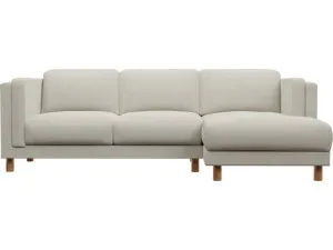 Hayes Toorak Pearl Chaise Sofa - 3 Seater by James Lane, a Sofas for sale on Style Sourcebook